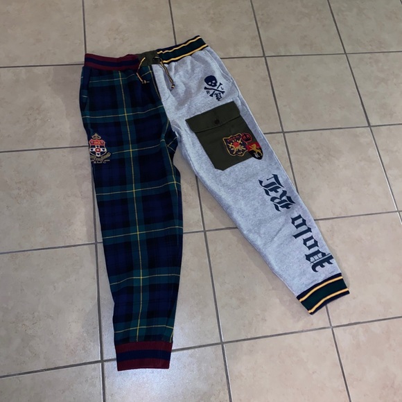 polo patchwork joggers